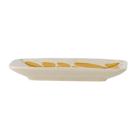 Fauni Plate, Yellow, Stoneware