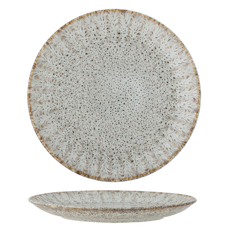 Fleur Plate, Nature, Stoneware