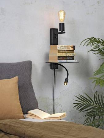 Florence wall lamp 38x23x22cm, black