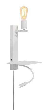 Florence wall lamp, white