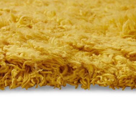 Fluffy yellow rug (150x240cm)