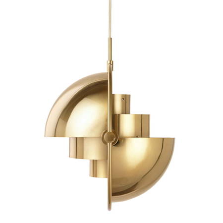 GUBI Multi-Lite L gold pendant lamp