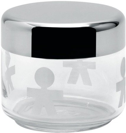 Glass Jar ALESSI Girotondo 0.5l transparent