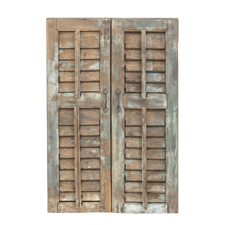 Granville Wall Decor, Green, Reclaimed Wood