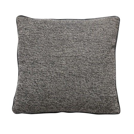 HÜBSCH Melange cotton pillow 45 cm gray