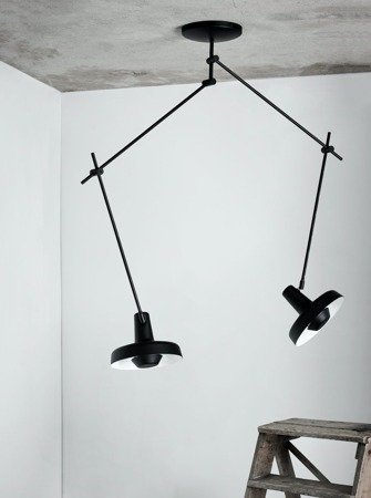 Hanging lamp GRUPA Arigato C2 Long black