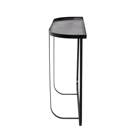 Harper Console Table, Black, Metal