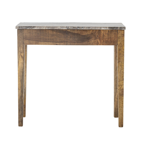 Hauge Console Table, Brown, Marble