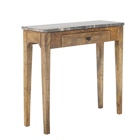 Hauge Console Table, Brown, Marble