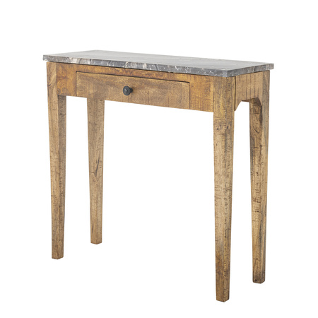 Hauge Console Table, Brown, Marble