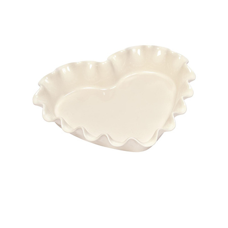 Heart-Shaped Baking Dish - 33X29Cm - Cream