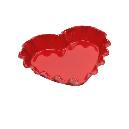 Heart-Shaped Baking Dish - 33X29Cm - Red