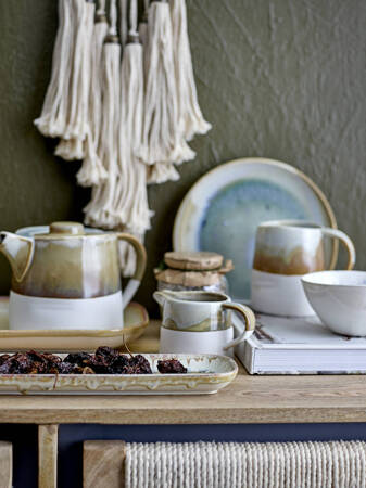 Heather Mug, Green, Stoneware