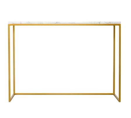 IGNE FURNITURE FLEUR gold console