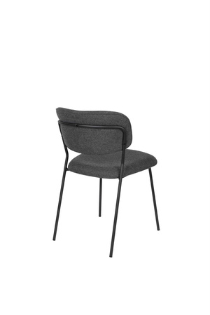 JOLIEN Chair Black/Dark Grey