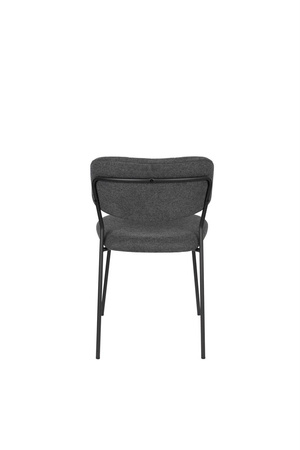 JOLIEN Chair Black/Dark Grey