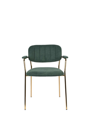 JOLIEN armchair gold/dark green