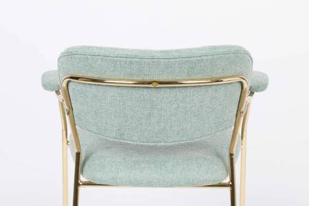 JOLIEN armchair gold/light green