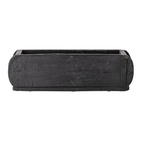 Janemaria Box, Black, Reclaimed Wood