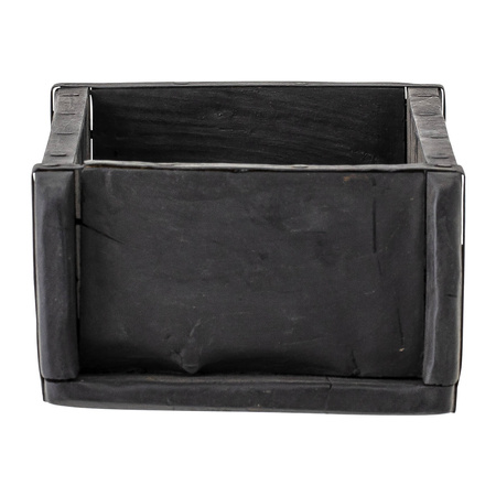 Janemaria Box, Black, Reclaimed Wood