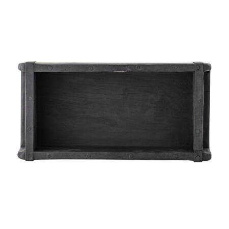 Janemaria Box, Black, Reclaimed Wood