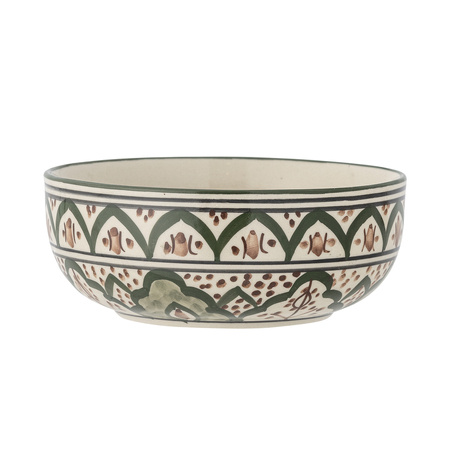 Karlie Bowl, Green, Stoneware