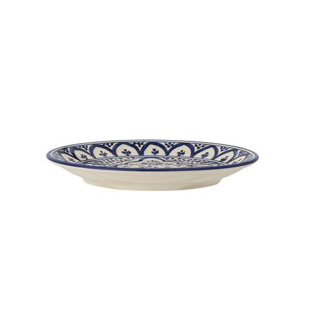 Karlie Plate, Blue, Stoneware