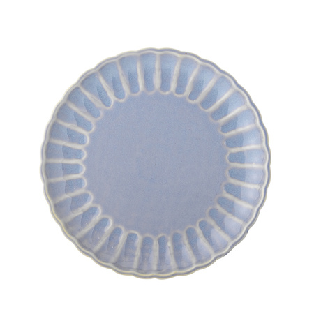 Latina Plate, Blue, Stoneware