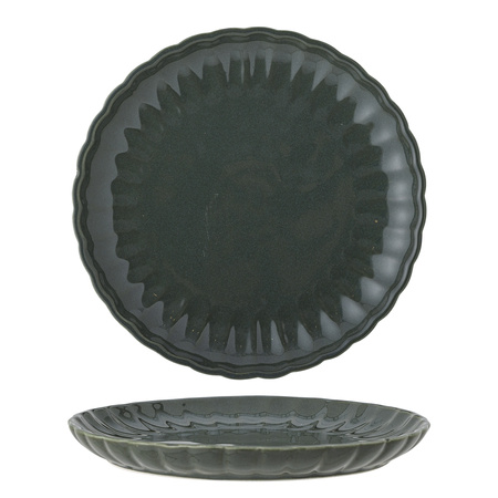 Latina Plate, Green, Stoneware