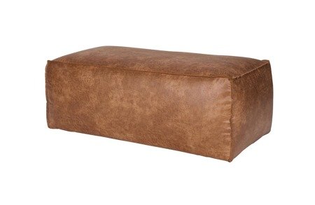 Leather pouf from the RODEO BE PURE series