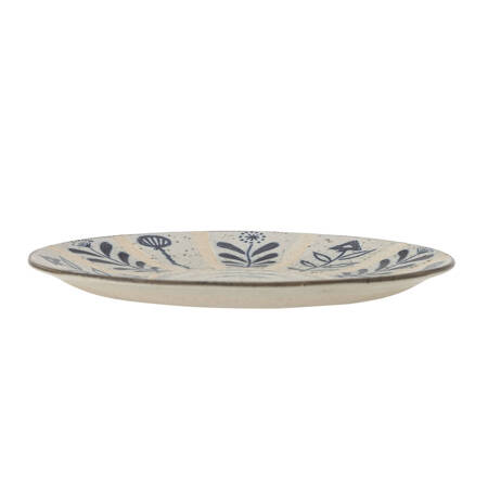 Leonie Plate, Blue, Stoneware