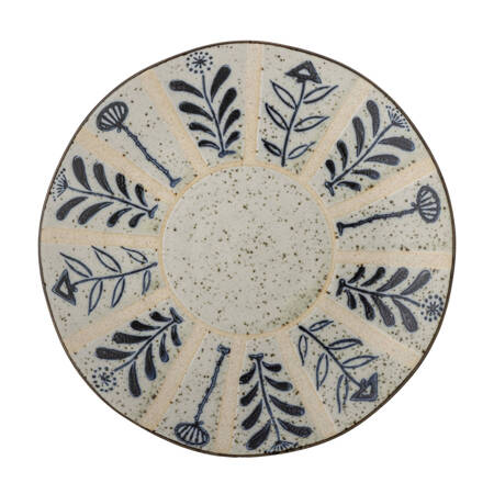 Leonie Plate, Blue, Stoneware