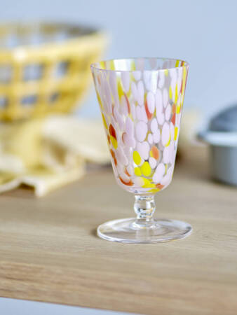 Lilya Wine Glass, Rose, Glass