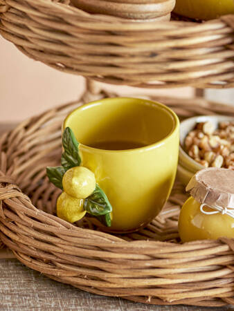 Limone Cup, Yellow, Stoneware