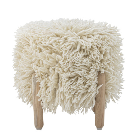 Lomba Stool, Nature, Wool