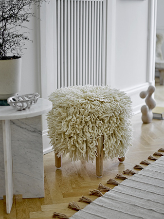 Lomba Stool, Nature, Wool