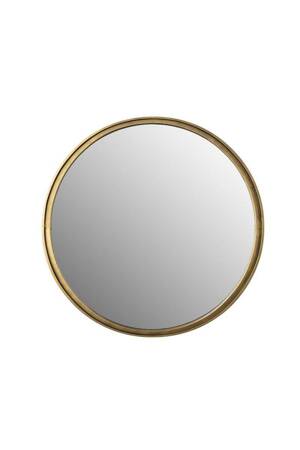 MATZ round mirror antique brass