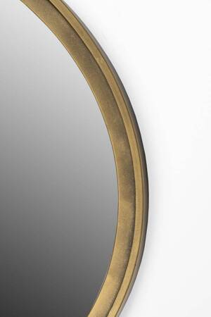 MATZ round mirror antique brass