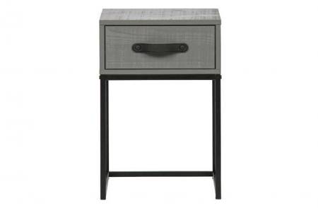 MORRIS bedside table pine grey [FSC]