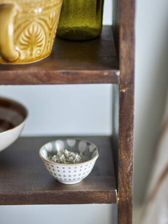 Maple Bowl, Green, Stoneware