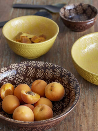 Marsala Bowl, Yellow, Stoneware