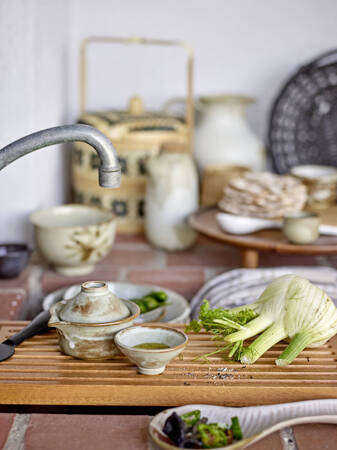 Masami Bowl, White, Stoneware