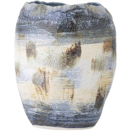 Nienna Vase, Blue, Stoneware