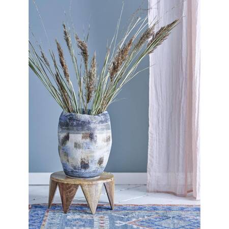 Nienna Vase, Blue, Stoneware