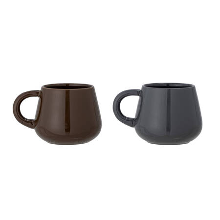 Noela Mug, Brown, Stoneware