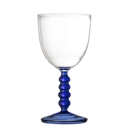 Noemi Wine Glass, Blue, Glass