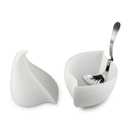 Nunziatella - Mozzarella Storage and Serving Set: Container Plus Ladle