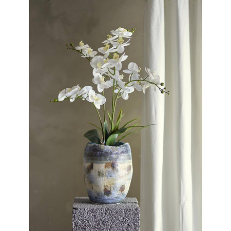 Orchid Plant, Green, Artificial Flowers