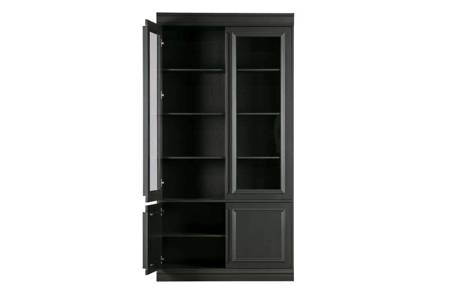 Organize display cabinet black pine