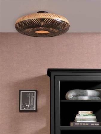 PALAWAN GOOD&MOJO ceiling lamp black natural size L